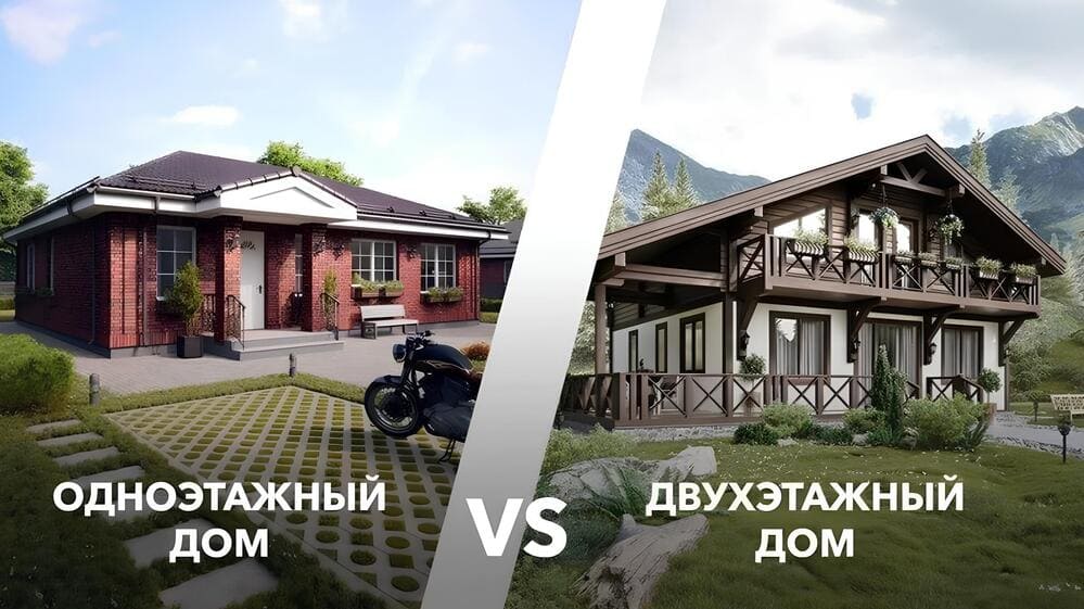 Одноэтажный или двухэтажный дом