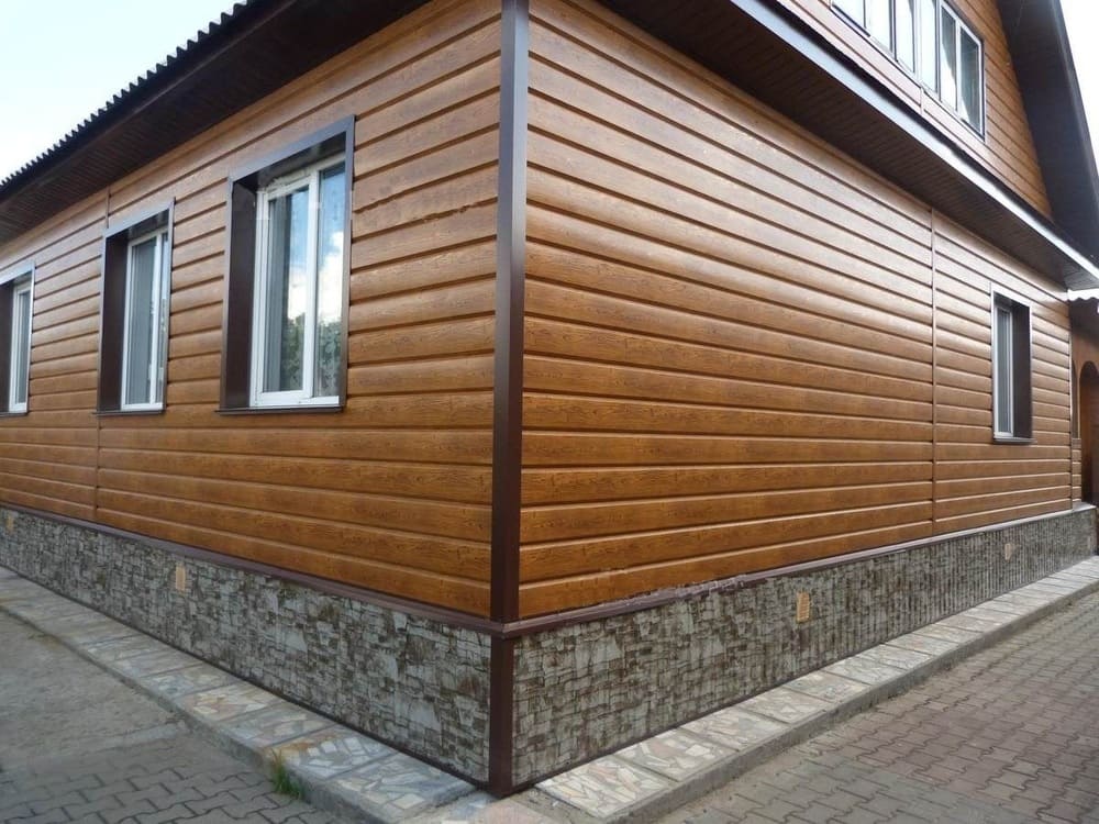 Металлосайдинг для фасада частного дома