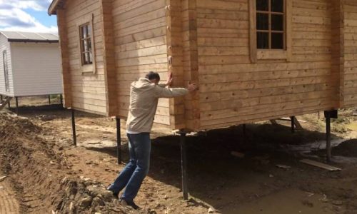 просадка фундамента каркасного дома перекос